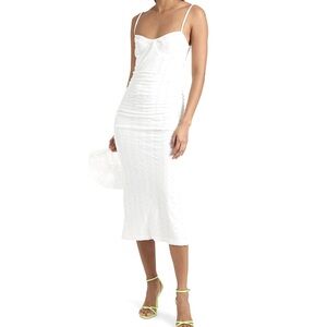 Jonathan Simkhai White Midi Dress